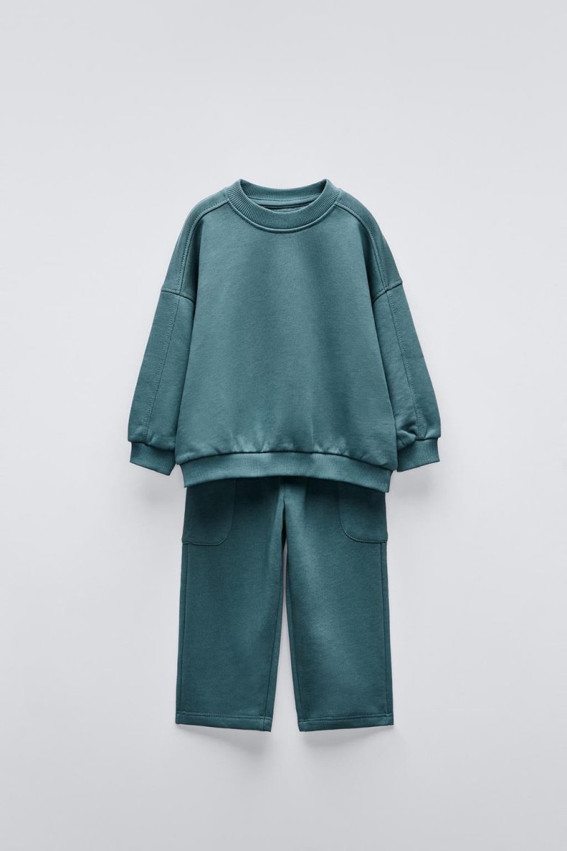 ZR KIDS BASIC SWEATSHIRT AND TROUSER SET - Smgarment's