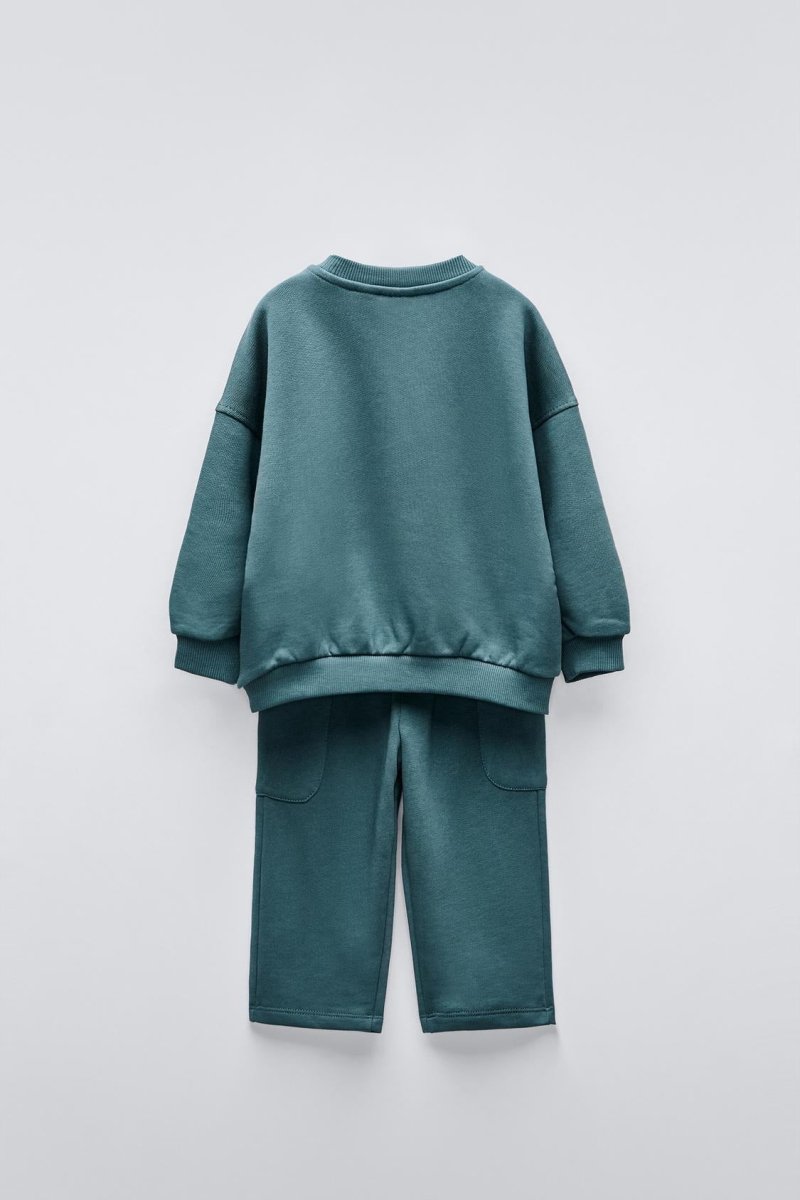 ZR KIDS BASIC SWEATSHIRT AND TROUSER SET - Smgarment's
