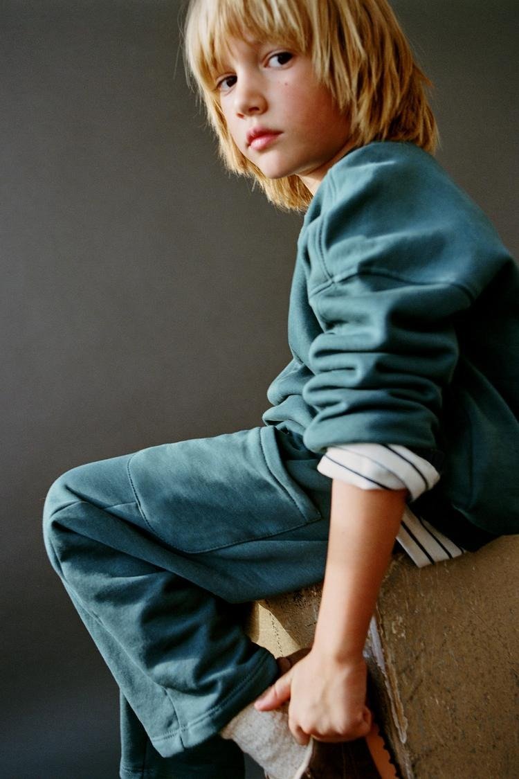 ZR KIDS BASIC SWEATSHIRT AND TROUSER SET - Smgarment's